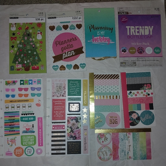 Recollections Other - Used sticker bundle recollections (relisted)